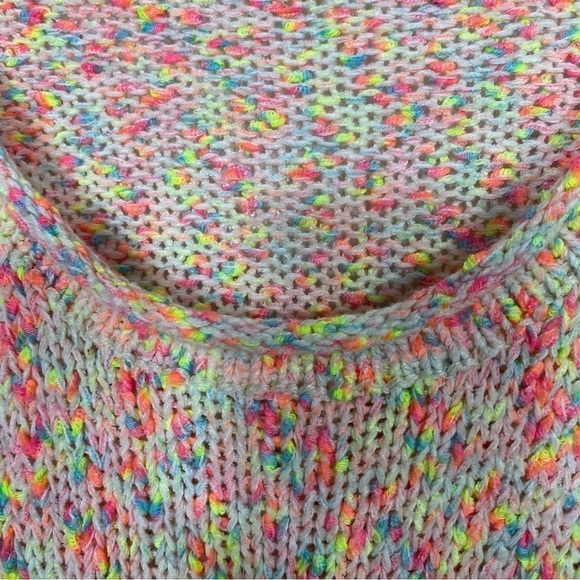 Torrid Flamingo marled cotton Pullover Sweater - Picture 7 of 9